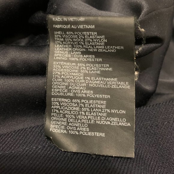 Club Monaco Navy Blue Coat - Picture 9 of 12